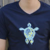 Navy Blue Mens T-Shirt by YogaDham