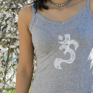 Gray OM Tank Top for Women